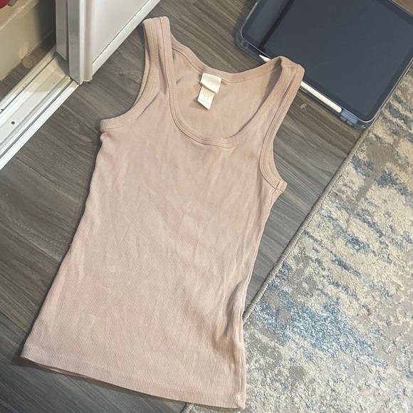 Tops - Women's Ribbed Tank Top - Cream